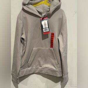 adidas Light Taupe Pullover Hoodie with Subtle Logo